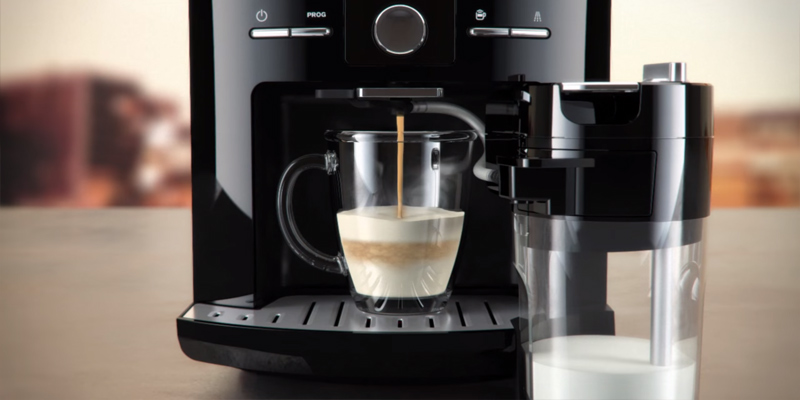 KRUPS 207274 Latt'Espress One-Touch-Function Automatic Coffee Machine bei der Nutzung - Bestadvisor