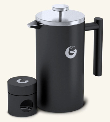 Coffee Gator CFT-1L-GRY Double Walled French Press - Bestadvisor
