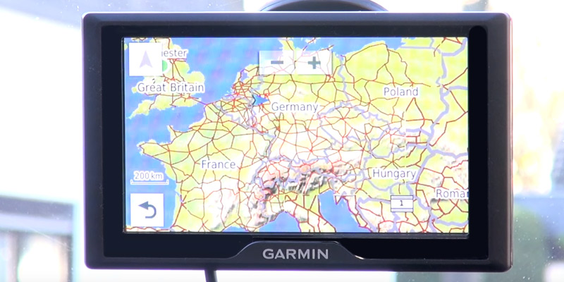 Die Übersicht über die Garmin Drive 50 LMT CE Navi Touchscreen