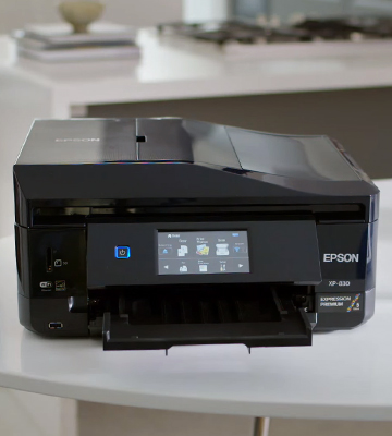 Die Übersicht über die Epson XP-830 Tintenstrahl-Multifunktionsdrucker (Scanner, Kopieren, Fax)