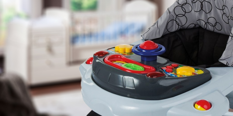 Die Übersicht über die Stimo24 2IN1 Lauflernhilfe / Babyschaukel mit Spielcenter
