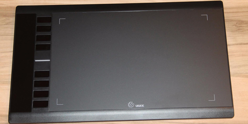 Die Übersicht über die AEDU AED-LCD-002-BK Grafiktablett Zeichentablett