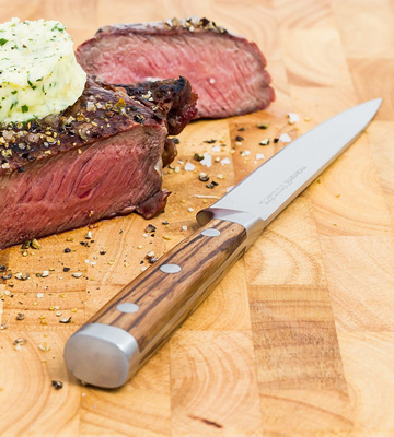 Die Übersicht über die Makami Premium Steakmesser Set mit Palisanderholz Griff