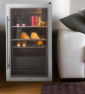 Die Übersicht über die Klarstein 4060656083600 kompakter Kühlschrank