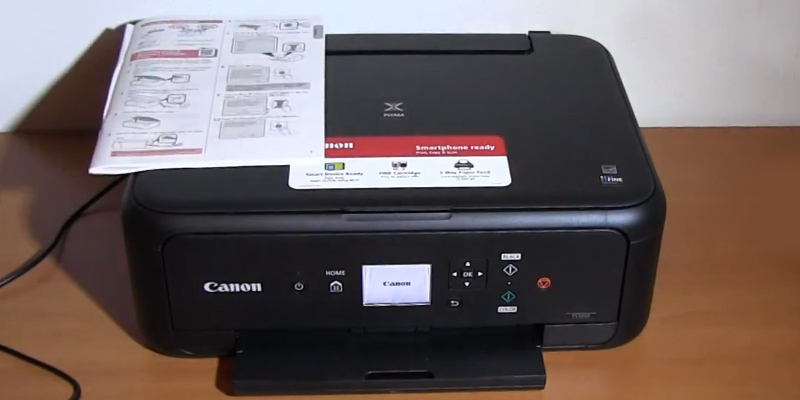 Die Übersicht über die Canon PIXMA TS5150 Farbtintenstrahl-Multifunktionsgerät (Drucken, Scannen, Kopieren, WLAN, Print App, automatischer Duplexdruck, 2 Papierzuführungen)
