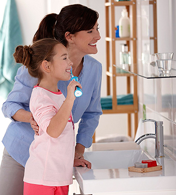 Die Übersicht über die Philips HX6311/07 Elektrische Zahnbürste mit Schalltechnologie für Kinder