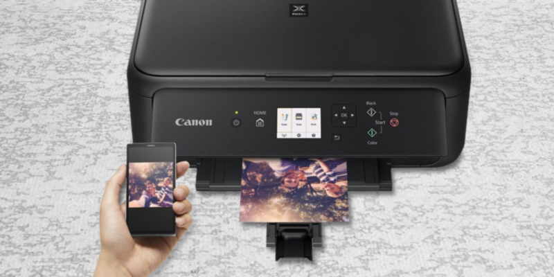 Canon PIXMA TS5150 Farbtintenstrahl-Multifunktionsgerät (Drucken, Scannen, Kopieren, WLAN, Print App, automatischer Duplexdruck, 2 Papierzuführungen) Die Verwendung von