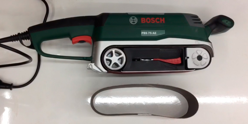 Bosch PBS 75 A Bandschleifer Die Verwendung von