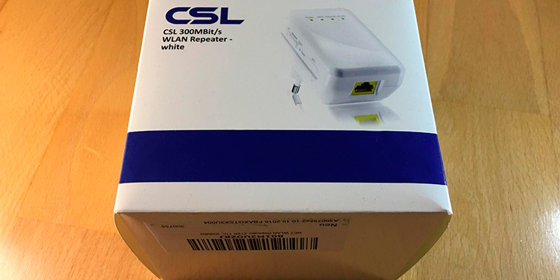 CSL-Computer A300755x1 WiFi Repeater Verstärker mit LAN Port Die Verwendung von