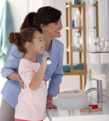 Die Übersicht über die Philips HX6311/07 Elektrische Zahnbürste mit Schalltechnologie für Kinder