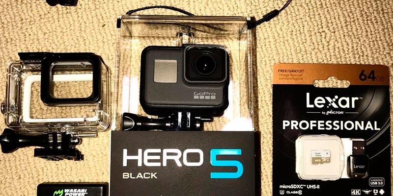 GoPro Hero5 Black Action Kamera bei der Nutzung